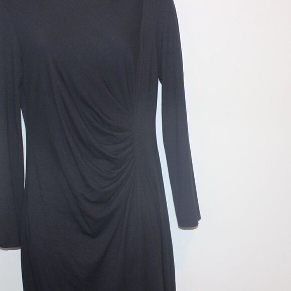 Genny Black Long Sleeve  Dress Women Size 8 - Picture 3 of 13